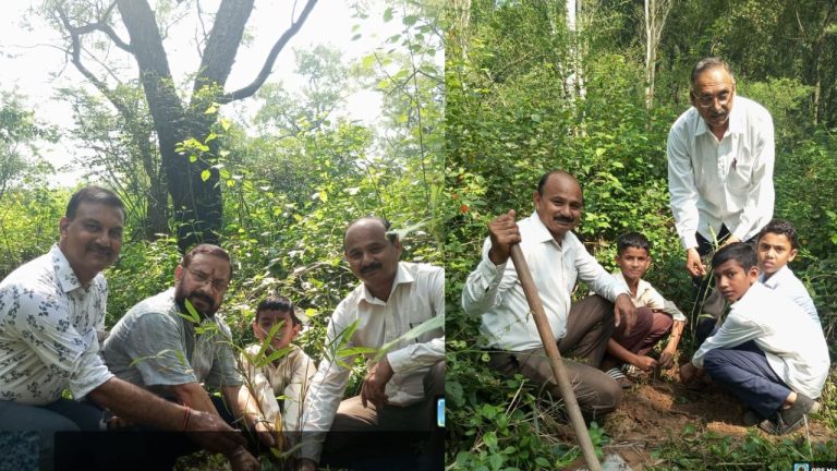 बीपीपीओ माजरा की अगुवाई में भारापुर में चला पौधारोपण अभियान, रोपे 100 से अधिक पौधे  