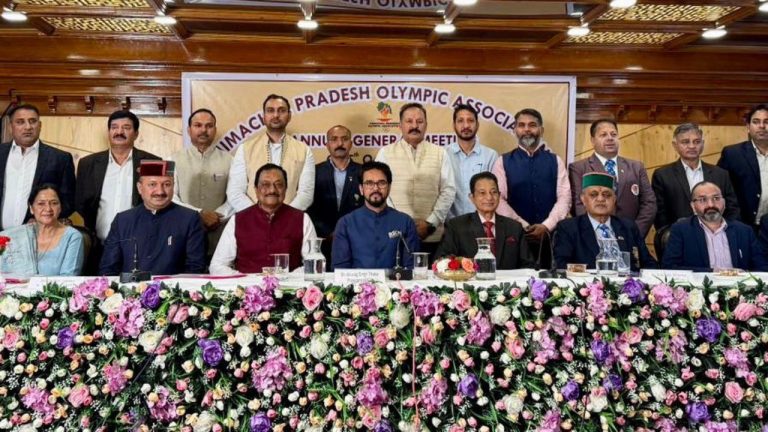 अनुराग सिंह ठाकुर बने हिमाचल ओलंपिक संघ के अध्यक्ष