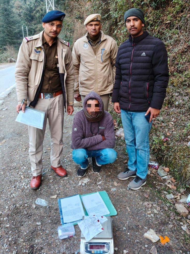 संगड़ाह में पुलिस ने 60 ग्राम चरस के साथ एक को किया गिरफ्तार