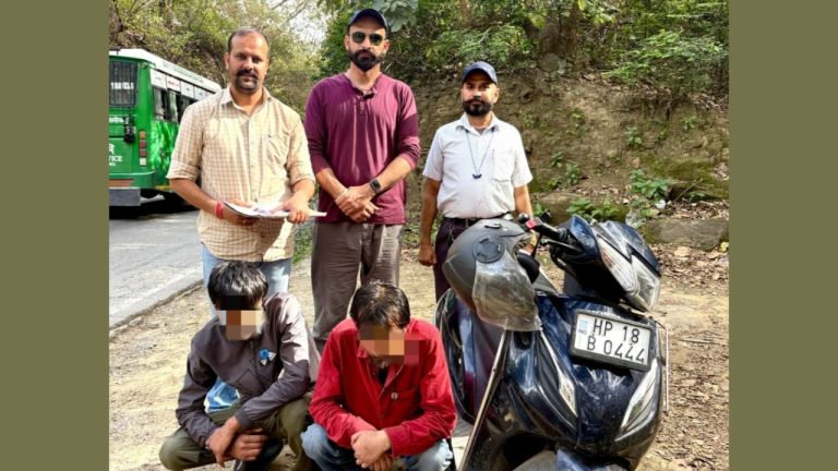 नाहन के दो युवकों से 6.68 ग्राम चिट्टा बरामद