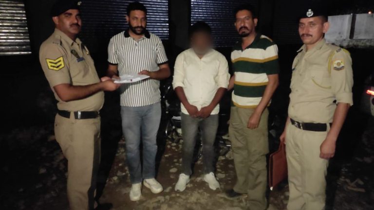 पांवटा साहिब में SIU की बड़ी कार्रवाई: 11.16 ग्राम चिट्टे के साथ एक गिरफ्तार  