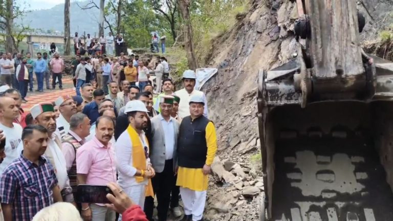 रेणुकाजी बांध परियोजना की सुरंग निर्माण का शुभारंभ, वर्षों बाद शुरू हुआ बहुप्रतीक्षित कार्य